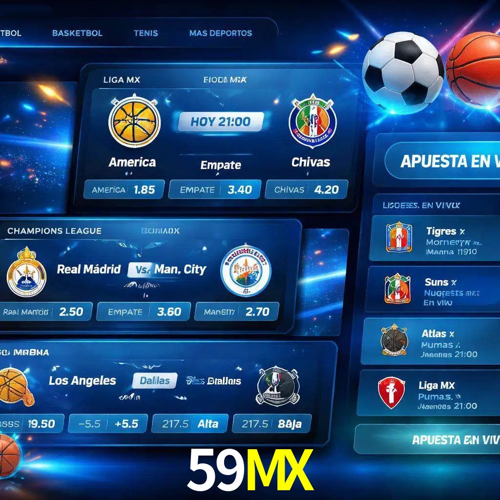 Mercados de apuestas deportivas 59MX para jugadores en México